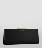 Saint Laurent leather clutch bag with chain strap - British product