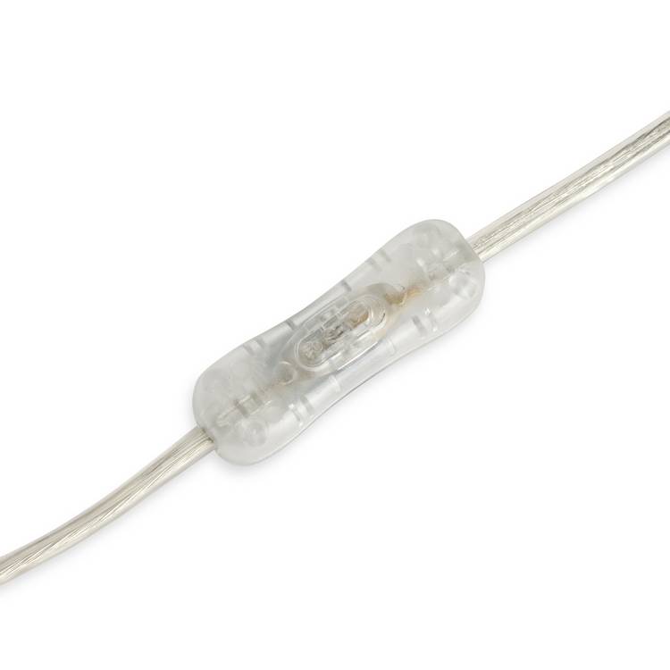 Habitat clear glass bobble table lamp base, imported from the UK