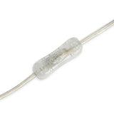 Habitat clear glass bobble table lamp base, imported from the UK
