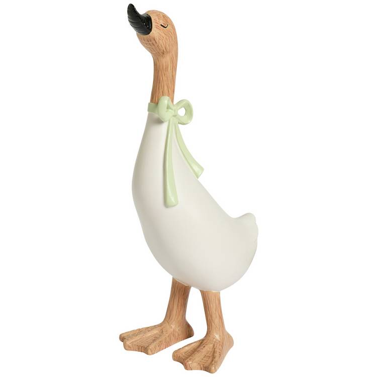 Home duck ornament upright resin figure 26.5cm tall - British product