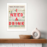East End Prints humorous A3 art print, imported from the UK