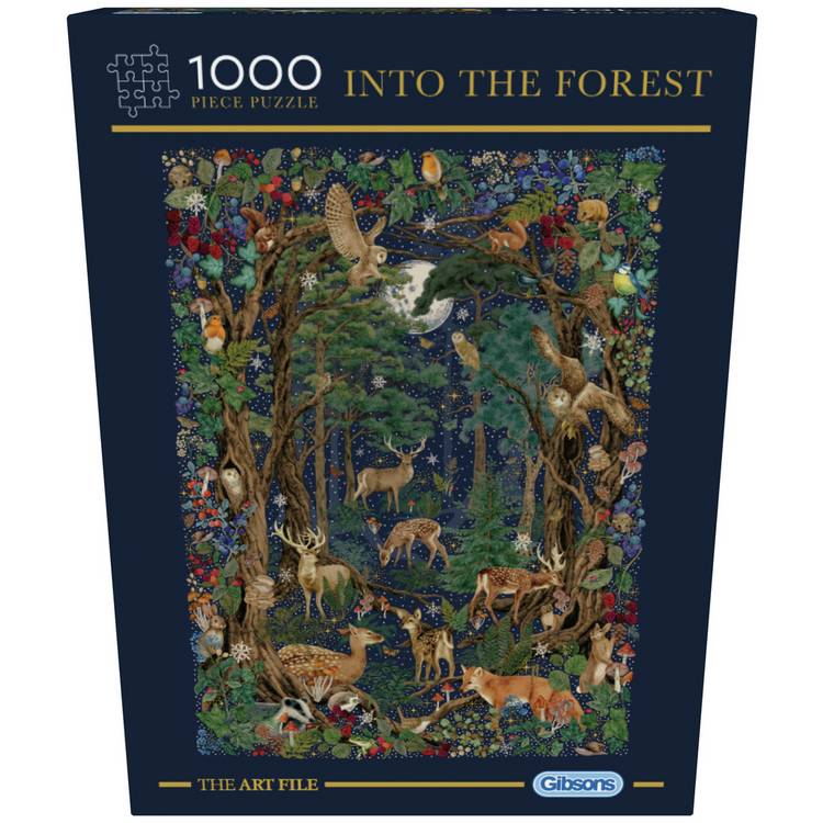 Gibsons Into The Forest jigsaw puzzle 1000 pieces, imported from the UK