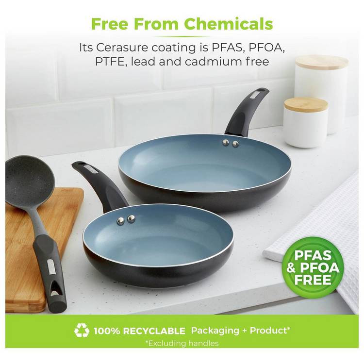 Tower Cerasure fry pan set 2 piece 20cm and 28cm (British brand)