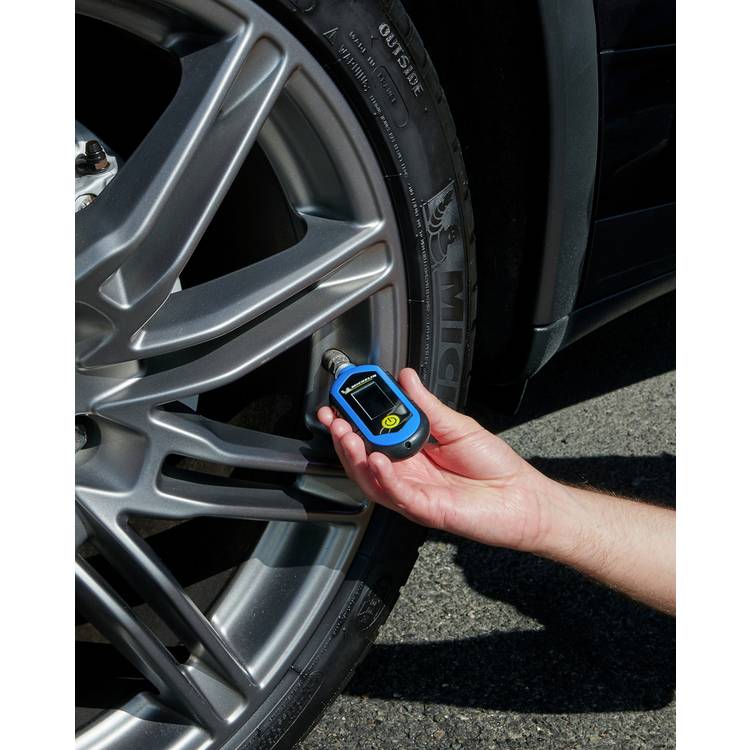 Michelin rechargeable digital tyre tread gauge (British brand)