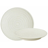 Denby Impression stoneware side plates cream 17cm - British product