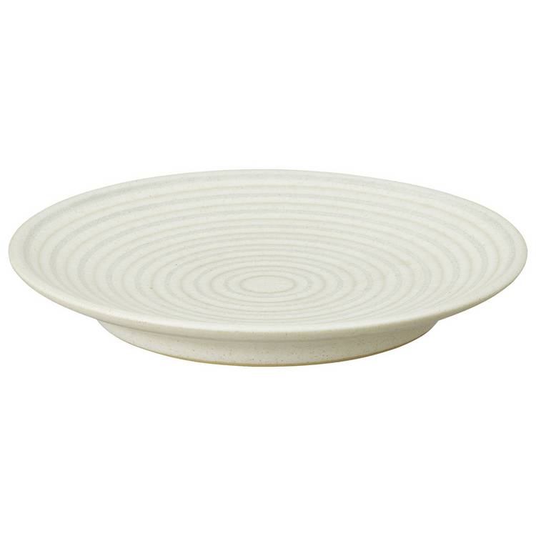 Denby Impression stoneware side plates cream 17cm - British product