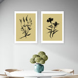 East End Prints inky botanical art print A2 (British brand)