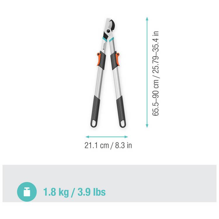 Gardena telescopic pruning lopper TeleCut Basic (British brand)