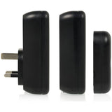 Byron black wireless doorbell kit (British brand)