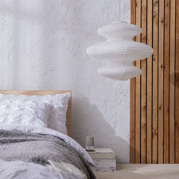 Habitat white paper three-tier lampshade 53.5cm, UK version