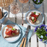 Argos Denby Elements 12 Piece Stoneware Dinner Set - Blue & White- Buy online at McGrocer