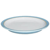 Denby dinner set blue and white 12 piece, imported from the UK