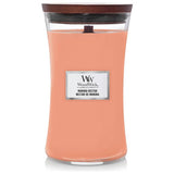 Woodwick large candle Manuka Nectar, imported from the UK