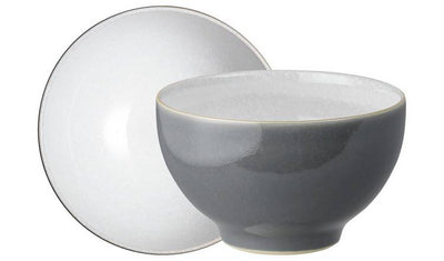Argos Denby Elements Set of 4 Stoneware Nibble Bowls Fossil Grey- Buy online at McGrocer