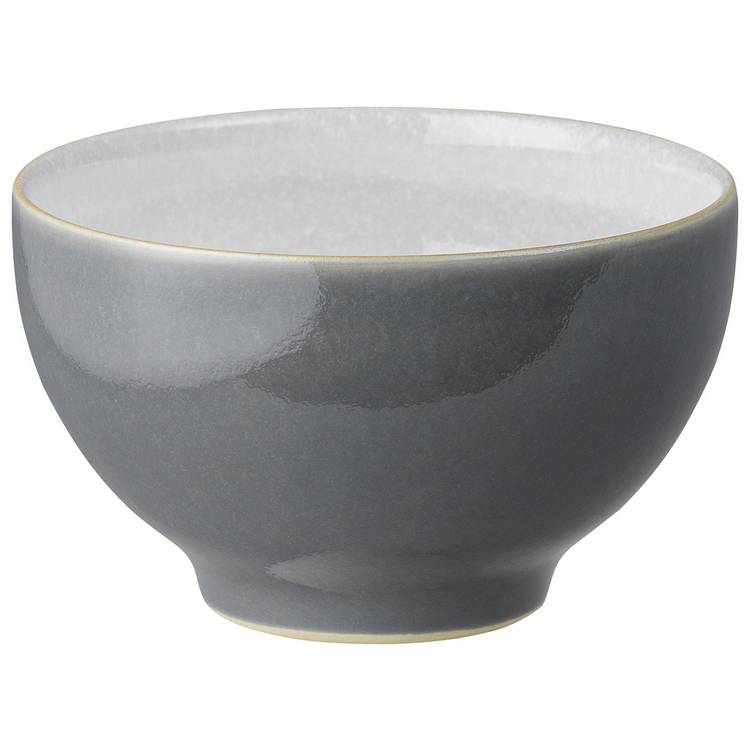 Denby Fossil Grey stoneware nibble bowls set of 4 (British brand)