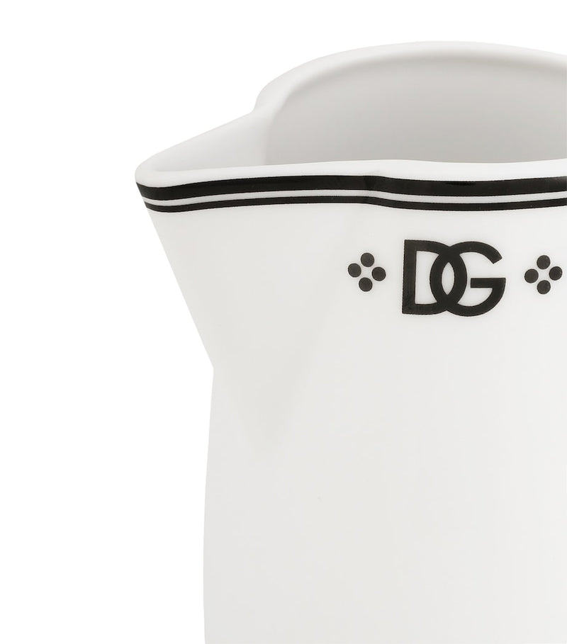Dolce&Gabbana Casa porcelain milk jug with DG logo - British product