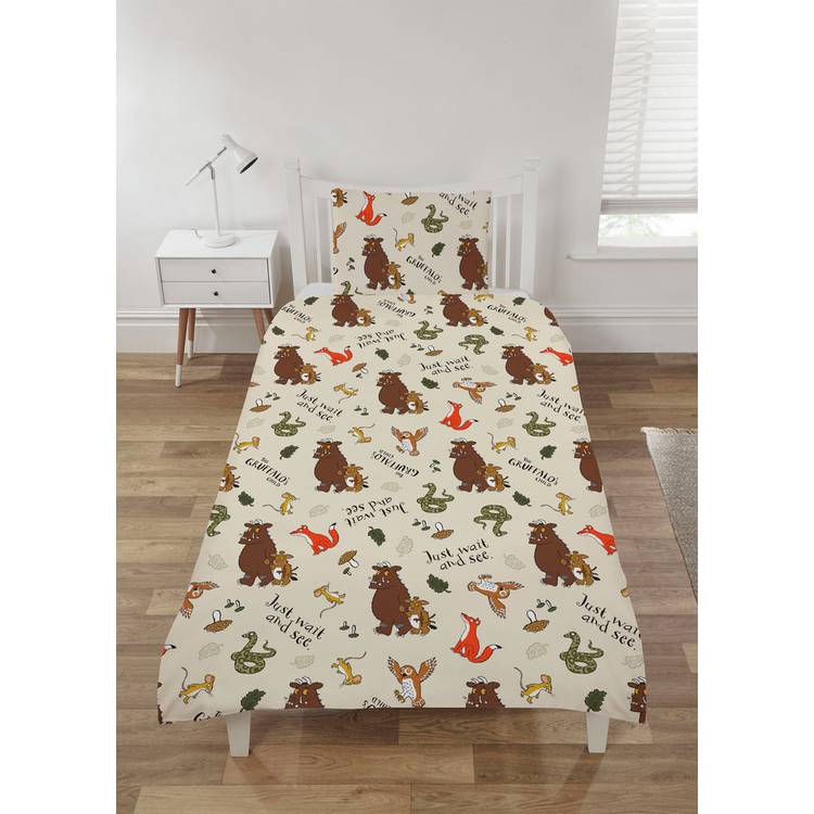 Gruffalo kids bedding set single reversible (British brand)