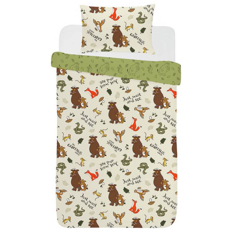 Gruffalo kids bedding set single reversible (British brand)