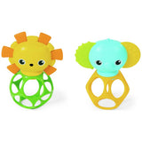 Argos Bright Starts Soother Pals Teether Toys Lion and Elephant 2 Pack- Buy online at McGrocer