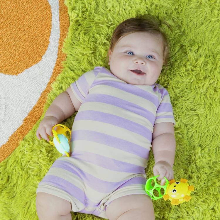 Bright Starts Soother Pals lion and elephant teether toys, UK version