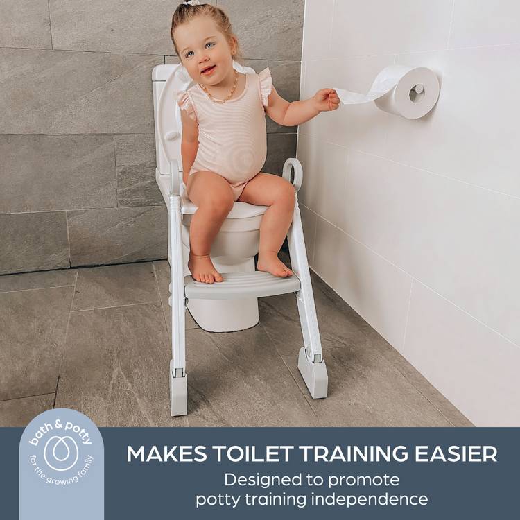 Dreambaby ladder potty trainer seat grey, imported from the UK
