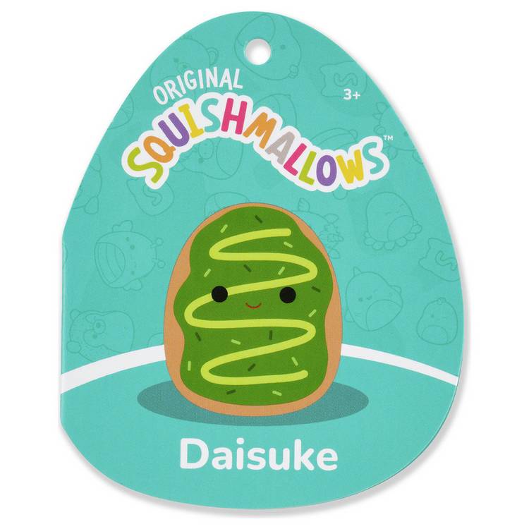 Squishmallows Matcha Donut plush Daisuke 7.5 inch, imported from the UK
