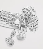 LOEWE sausage dog brooch in polished brass, imported from the UK