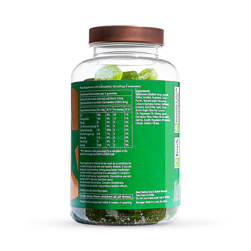 Starpowa CBD 5mg Apple Flavoured 60 Gummies