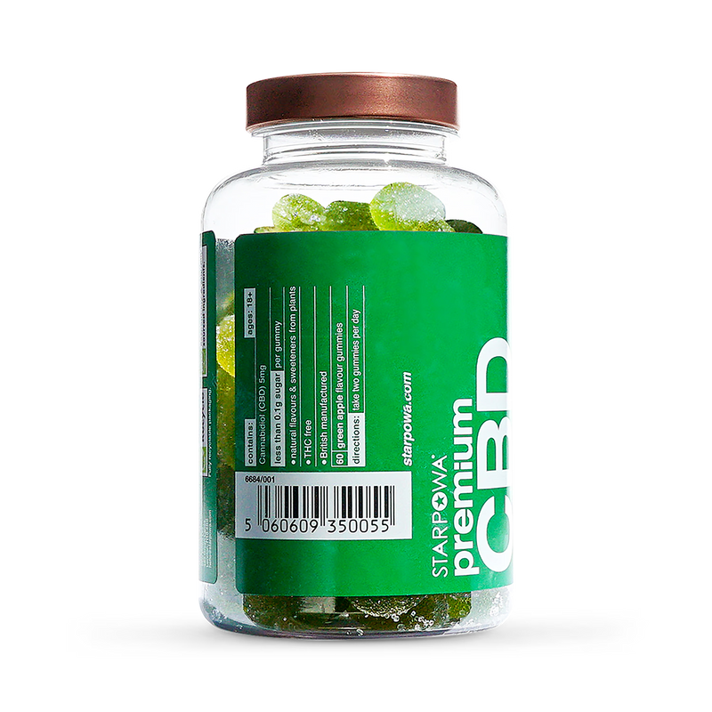 Starpowa CBD 5mg Apple Flavoured 60 Gummies