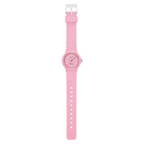 Casio pink analogue watch with resin strap, UK version