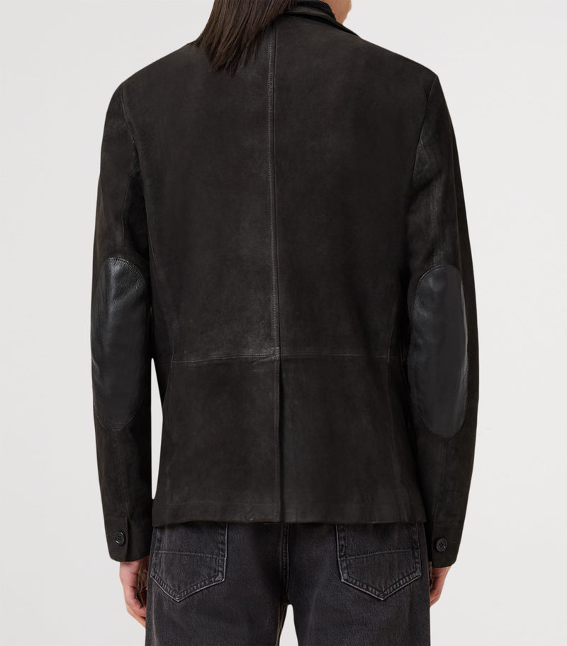 AllSaints Leather Survey Blazer - British fashion product