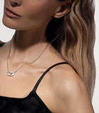 Messika So Move white gold necklace 0.12ct, UK version