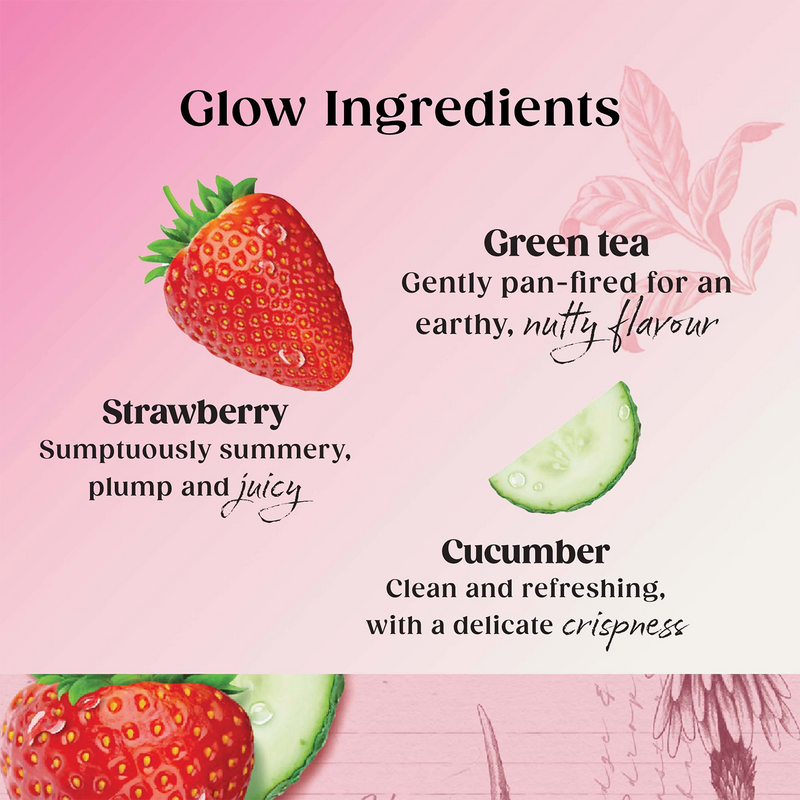 Twinings Superblends Glow herbal tea 20 tea bags (British brand)