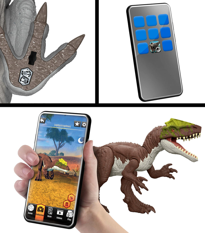 Jurassic World Rumble 'N' Rampage Distortus Rex action figure - British product