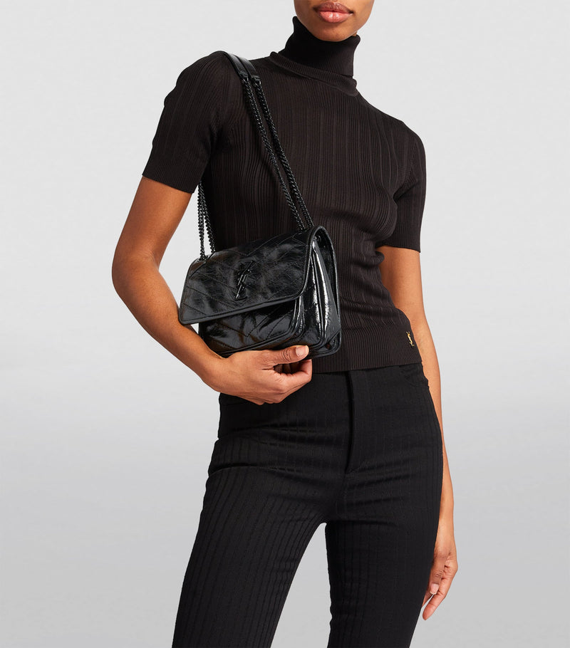 Saint Laurent Baby Niki shoulder bag leather - British product