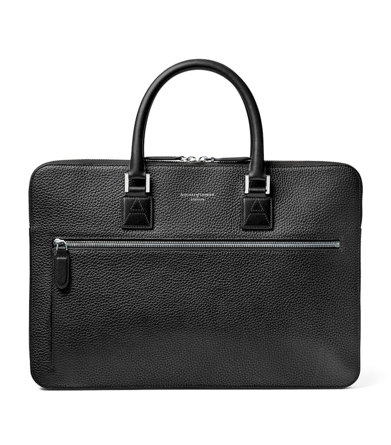 Aspinal of London Connaught briefcase leather, UK version