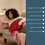 Beurer Soft Cosy heat pad, fleece electric pad (British brand)