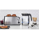 Cookworks glass stainless steel kettle 1.7L, imported from the UK