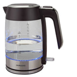 Cookworks glass stainless steel kettle 1.7L, imported from the UK