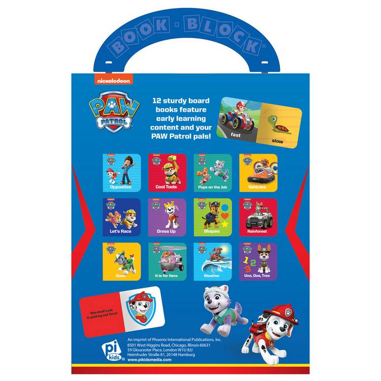 PAW Patrol My First Library 12 board books set - British product