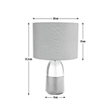 Argos Home touch table lamp in grey and copper, UK version