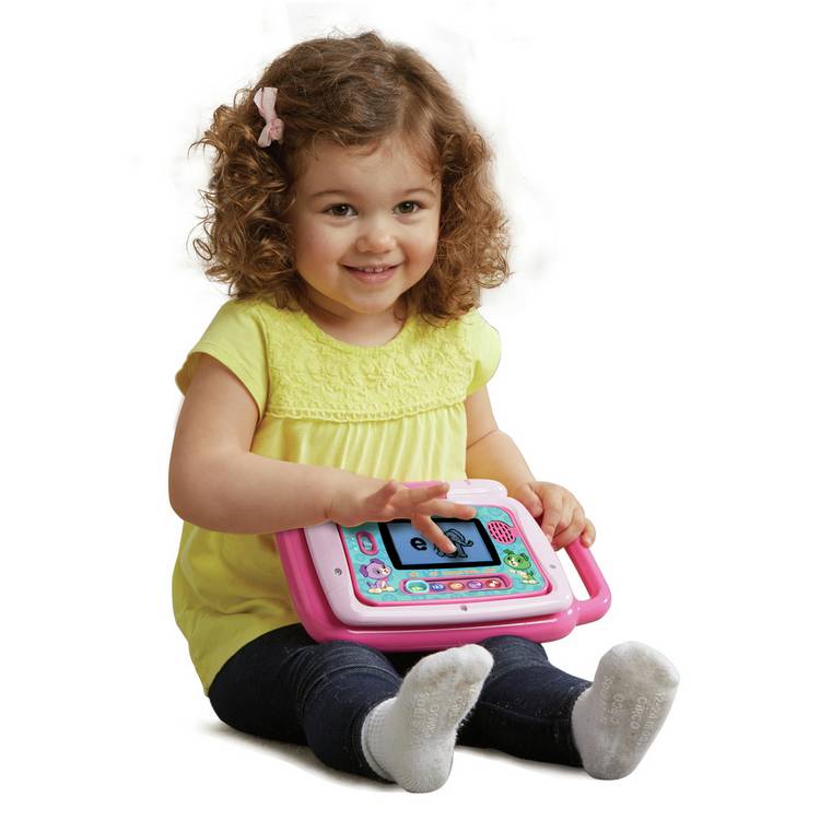 LeapFrog educational laptop in pink, imported from the UK