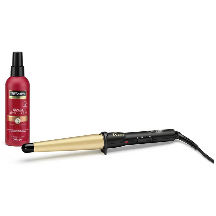 TRESemme Keratin Smooth & Shine curling wand, imported from the UK