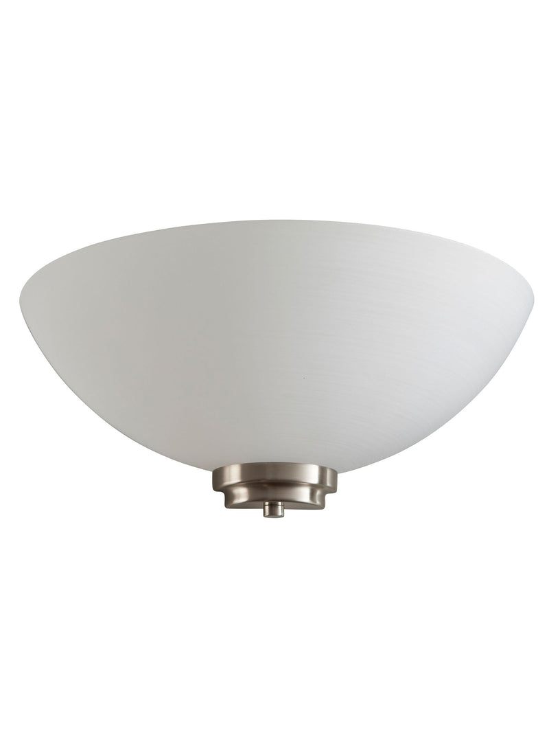 Gallery Home Perth wall light with chrome and white glass, UK version