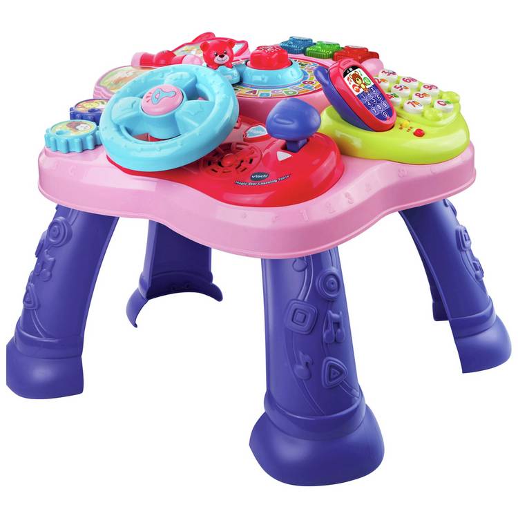 VTech Little Star activity table in pink - British product