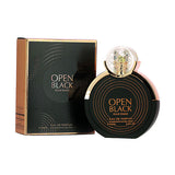 Superdrug Sterling Perfumes Designer Open Black Pour Femme Fragrance Spray 100ml- Buy online at McGrocer