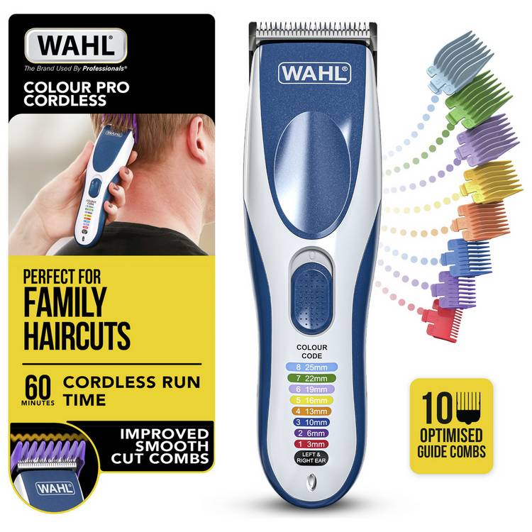 Wahl Colour Pro Cordless hair clipper - British product