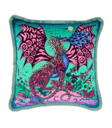Harrods Emma J Shipley Velvet Drakon Cushion 45cm x 45cm- Buy online at McGrocer