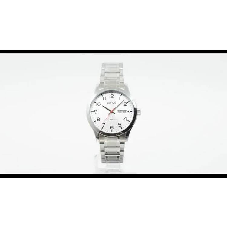 Lorus silver stainless steel bracelet watch, UK version