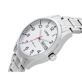 Lorus silver stainless steel bracelet watch, UK version
